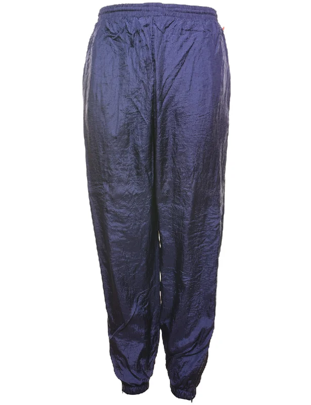 Weekend Savings Sensation Purple 1980s Track Pants - W26 L29