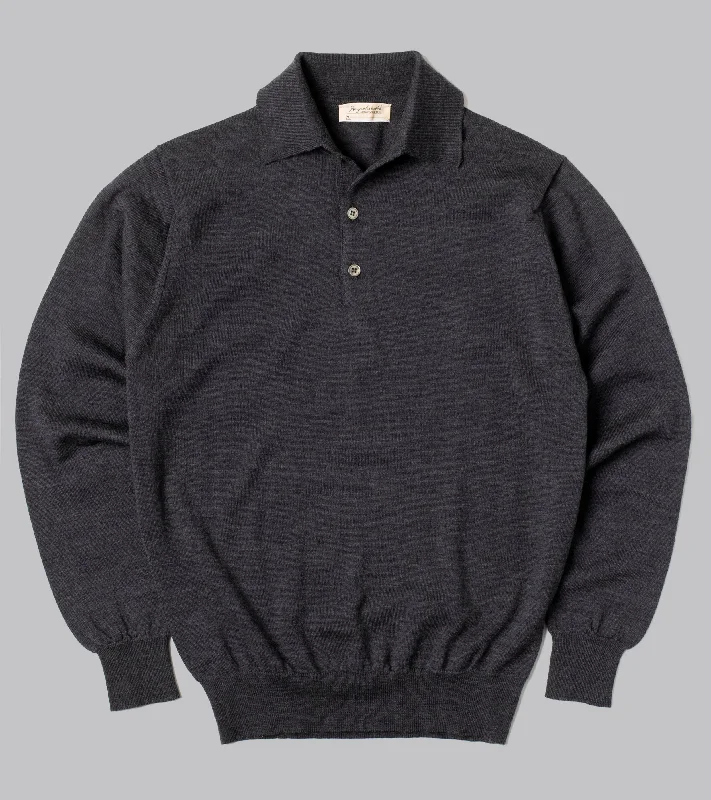 Make Your Weekend Count with Savings Bryceland's Merino Long-Sleeve Polo Gradino