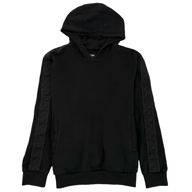 Deal Alert Men's Ff Tape Logo Hoodie Black Size S