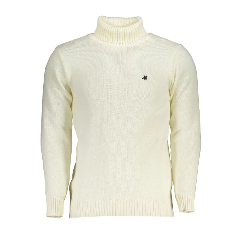 U.S. Grand Polo Elegant Turtleneck Sweater with Embroide Men's Logo