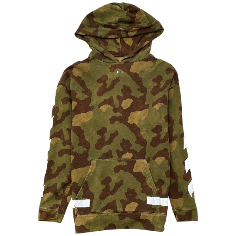 Weekend Discounts to Delight Men's Arrow Logo Hoodie Khaki Size XS
