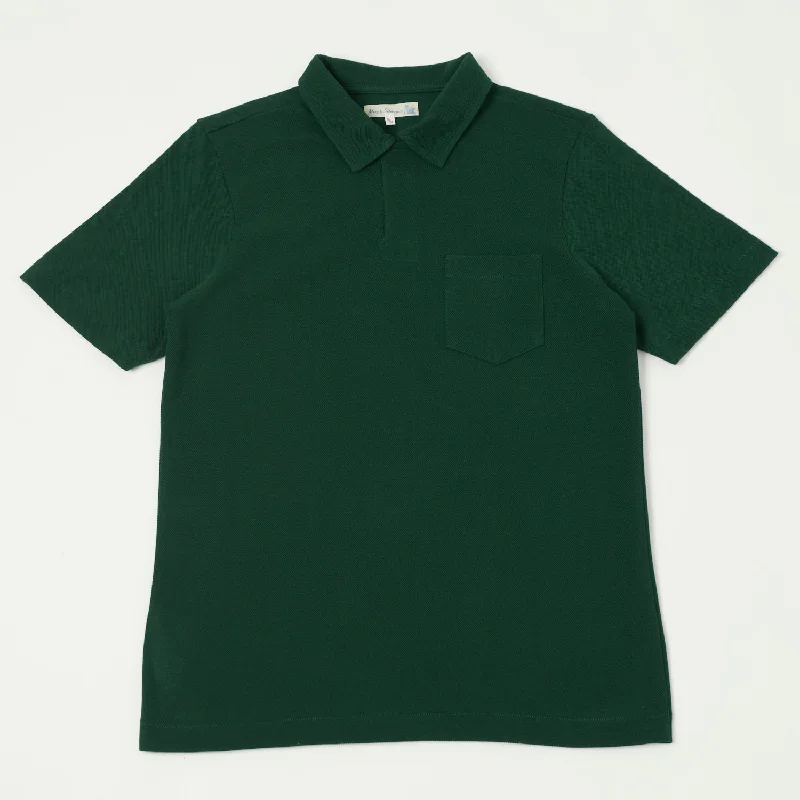 Weekend Savings Galore Merz b. Schwanen 2PKPL Pocket Polo Shirt - Classic Green