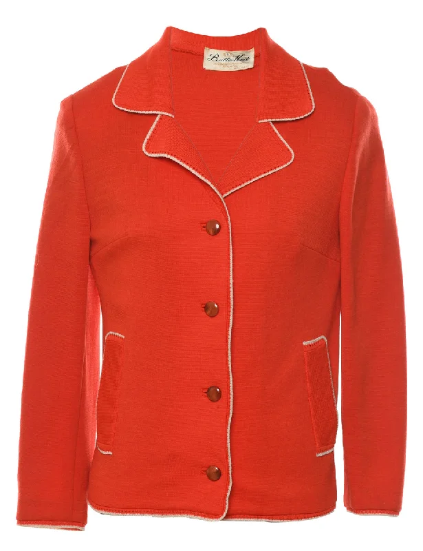 Half Price Red ButteKnit 1950s Cardigan - S