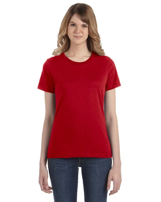 Huge Savings Anvil Ladies Fashion Fit T-Shirt | True Red
