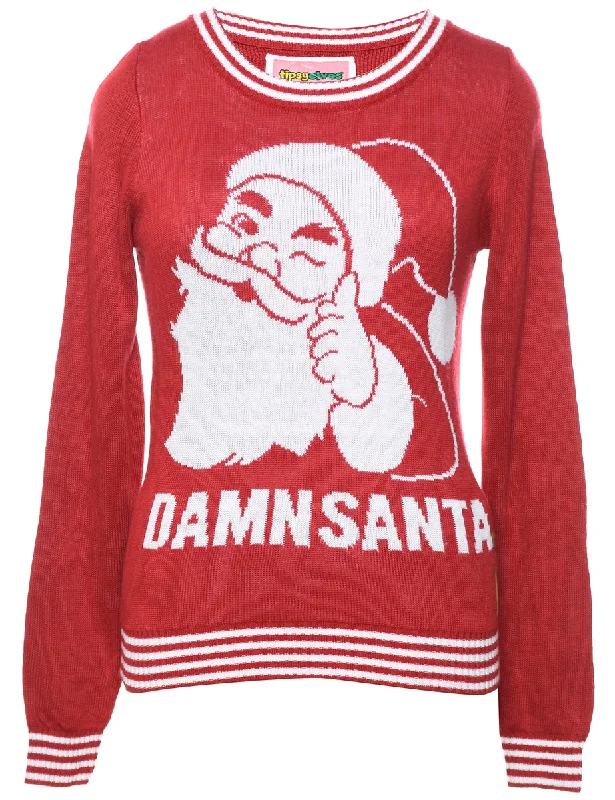 Santa Claus Christmas Jumper - S