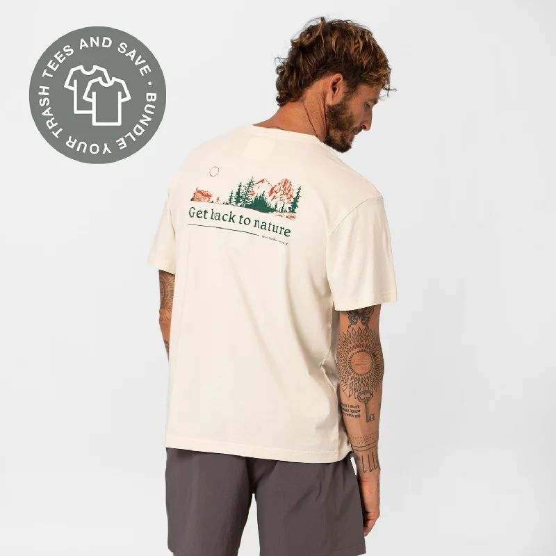 Weekend Offers That Shine Mens Back To Nature Trash Tee