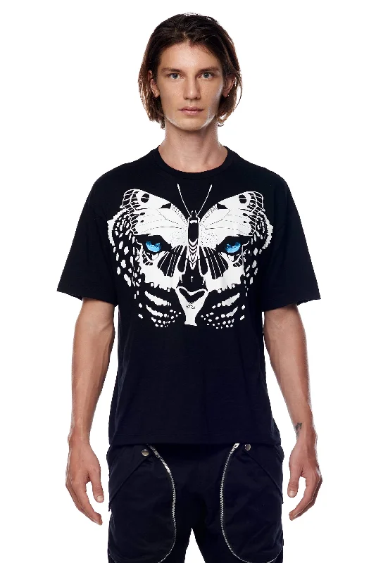 Weekend Savings Spectacular LEOPARD WINGS PRINT T-SHIRT