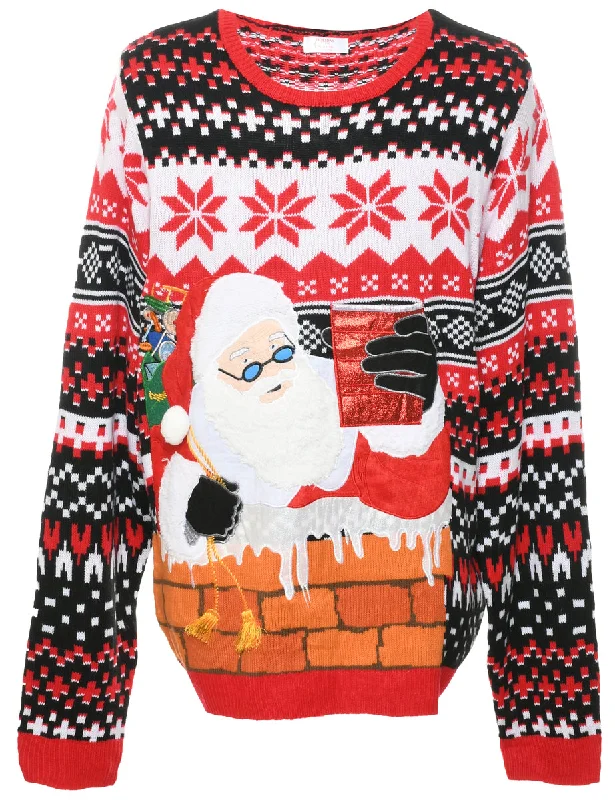 Santa Claus Christmas Jumper - XL