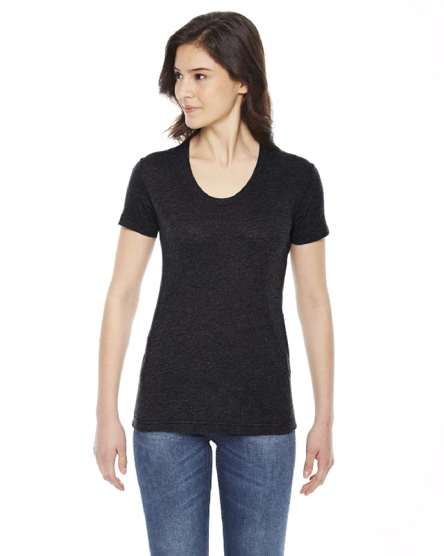 Special Buy American Apparel Ladies Poly-Cotton Short Sleeve Crewneck | Heather Black Special Buy American Apparel Ladies Poly-Cotton Short Sleeve Crewneck | Heather Black