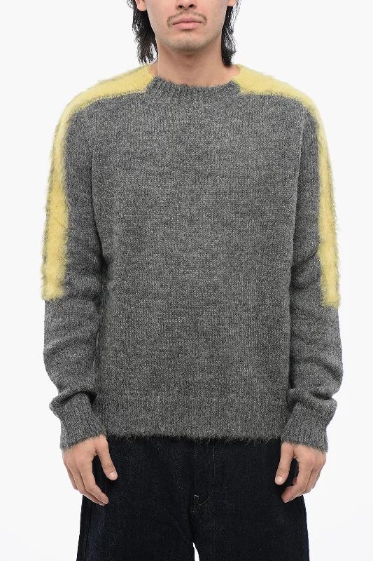 Jil Sander Contrasting Bands Wool Sweater