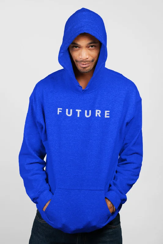 Weekend Price Cuts Galore Future Premium Non Zipper Blue Hoodie