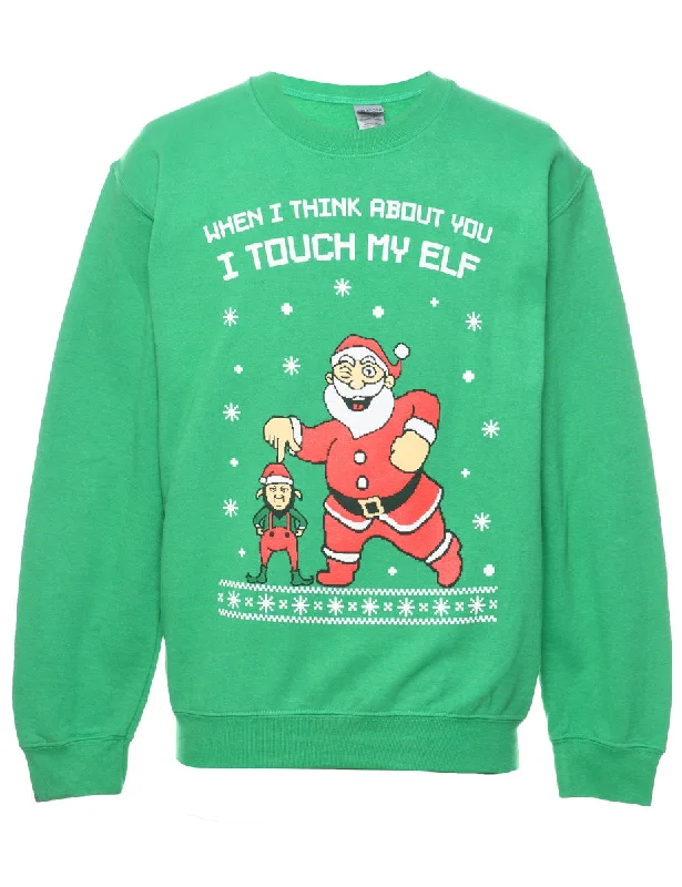 Santa Claus Christmas Sweatshirt - S