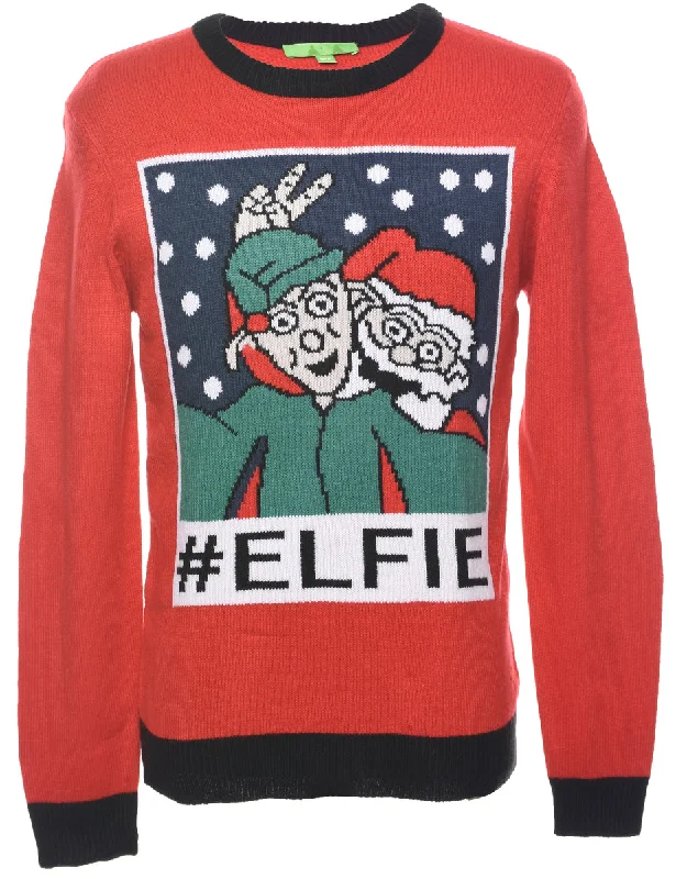 Santa Claus Christmas Jumper - S