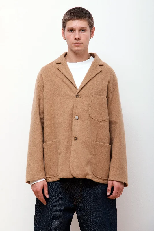 Relax Fit Like Cashmere Jacket (Unisex) Camel