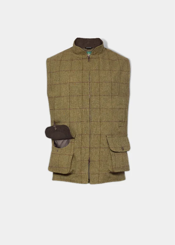 Weekend Offers That Dazzle Rutland Men's Tweed Waistcoat In Lichen - Shooting Fit