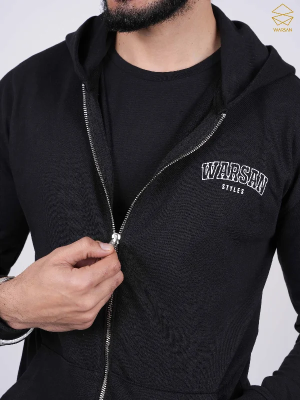 Weekend Savings Spectacular BLACK HOODIE ZIPPER