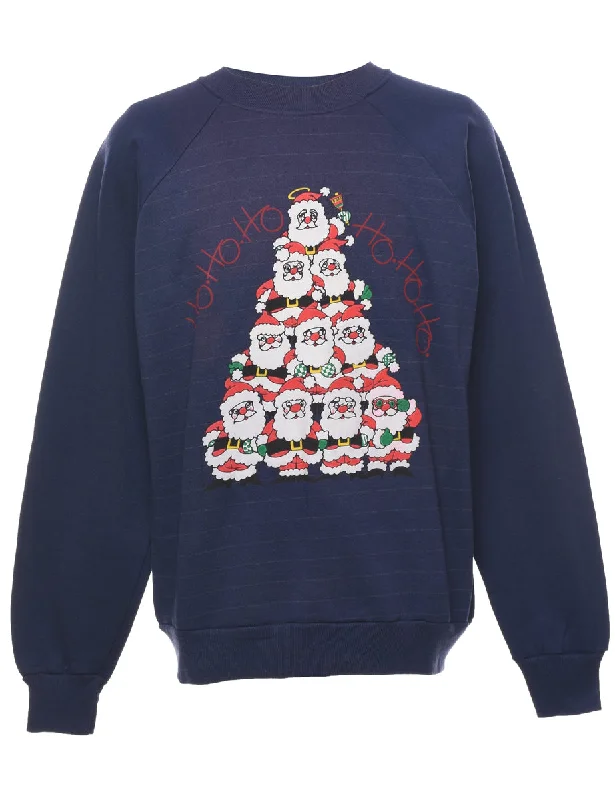 Santa Claus Christmas Sweatshirt - L