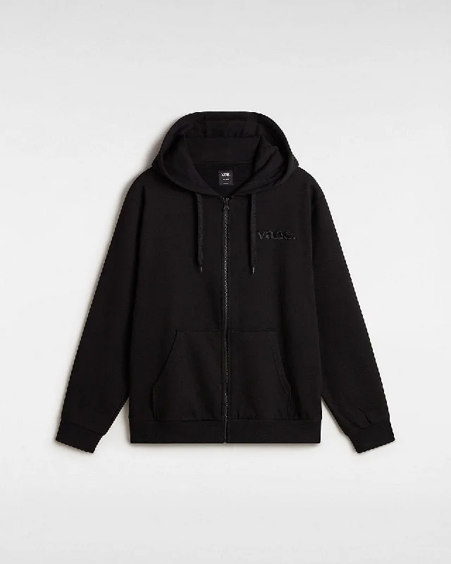 Year-End Clearance Vans Mens Essential Relaxed Full Zip Hoodie - Black