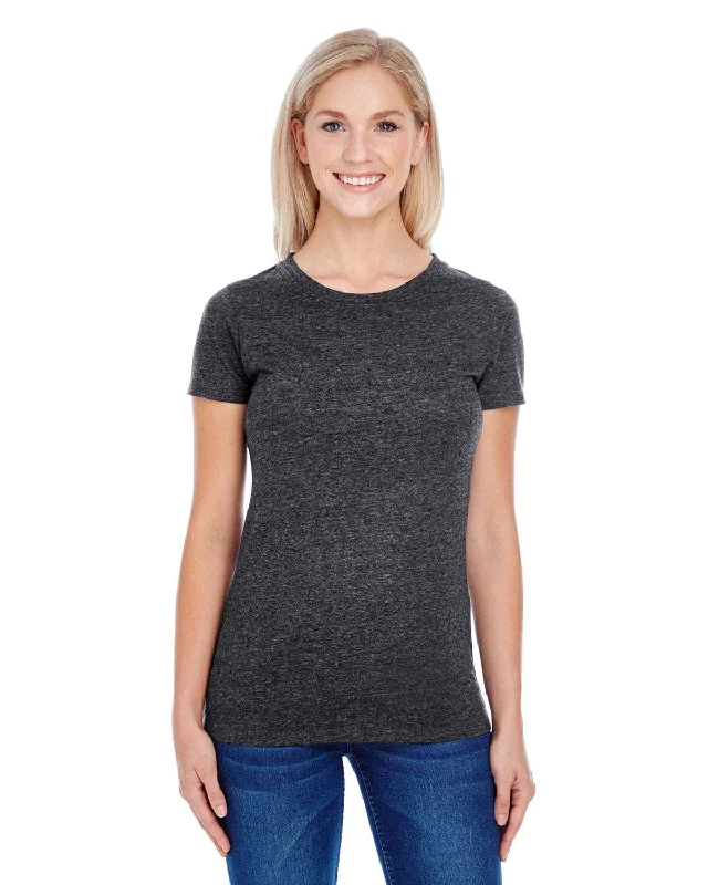 Threadfast Apparel Ladies Triblend Short Sleeve Tee | Black Triblend