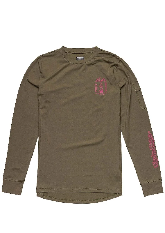 Massive Deal Troy Lee Men's Ruckus Ride Fangs Mountain Bike Longsleeve Jersey
