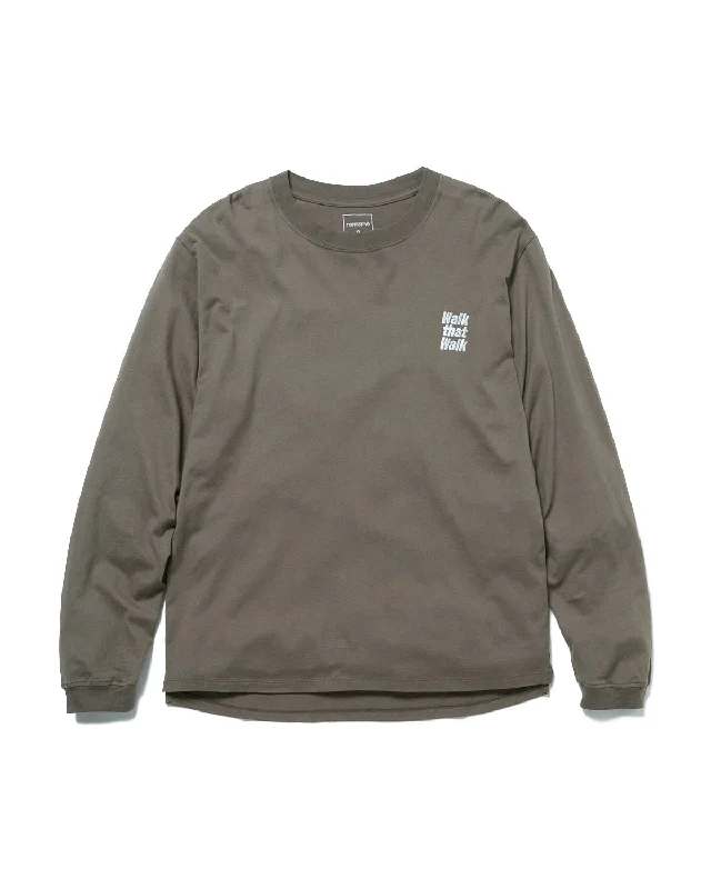 Weekend Bargains Await You DWELLER L/S TEE "WALK THAT WALK"