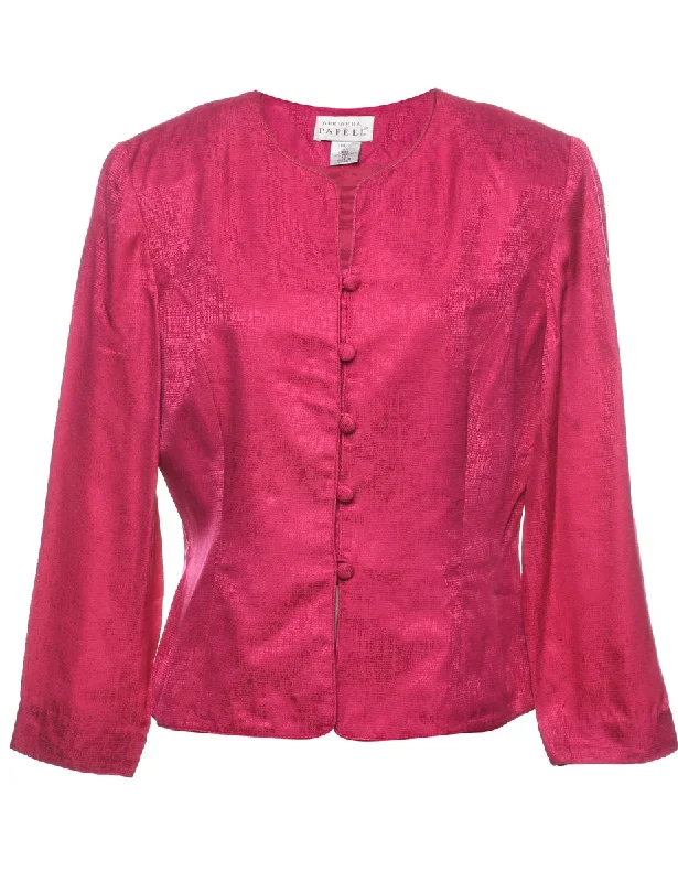 Deal of the Day Pink 1980s Evening Jacket - L