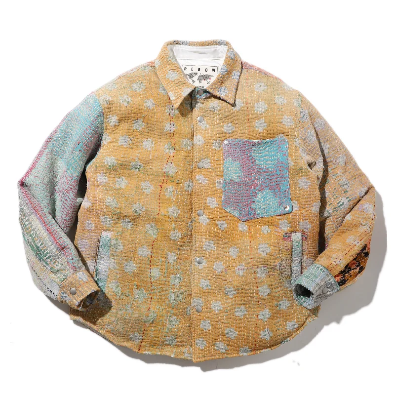 Weekend Deals That Sparkle Vintage Kantha Quilt Down Shirts
