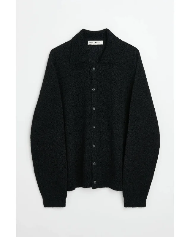 Unmissable Sale EVENING POLO BLACK FUZZY ALPACA