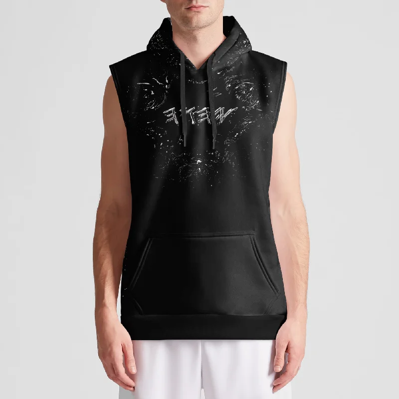 Bargain Alert Yahuah Logo 01-01 Men's Designer Poly Tech Fleece Sleeveless Pullover Hoodie Bargain Alert Yahuah Logo 01-01 Men's Designer Poly Tech Fleece Sleeveless Pullover Hoodie