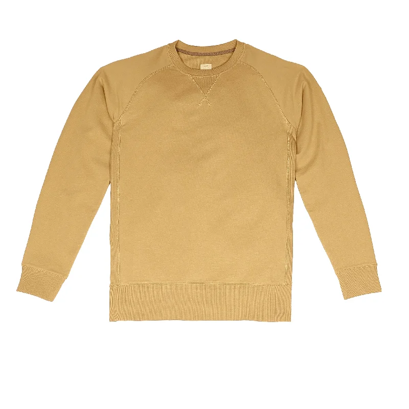Shop the Weekend Away Storm Cotton Crew Sweatshirt in Caramelo