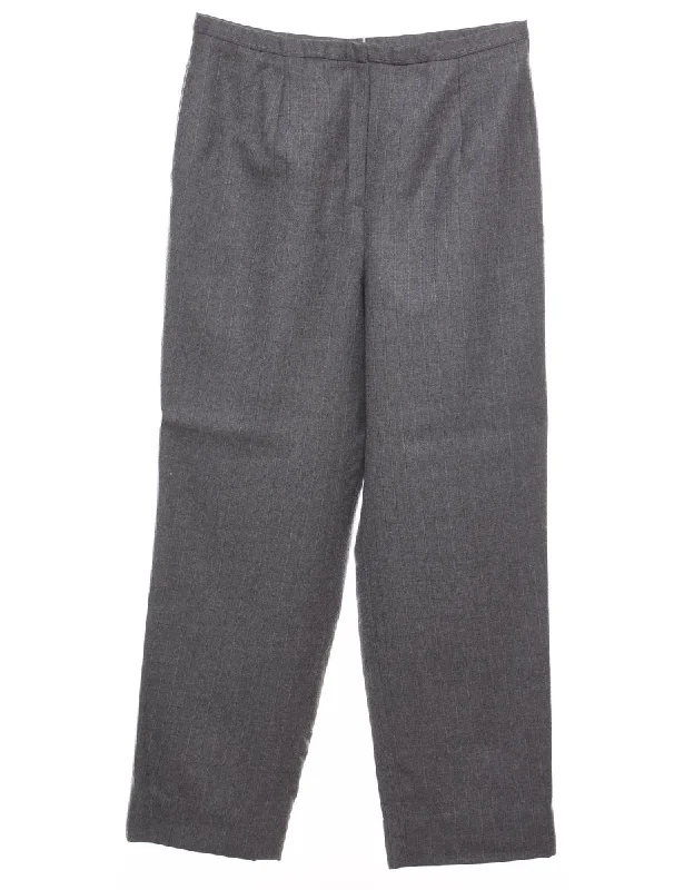 Cash Savings Pendleton Grey Tapered Trousers - W30 L28