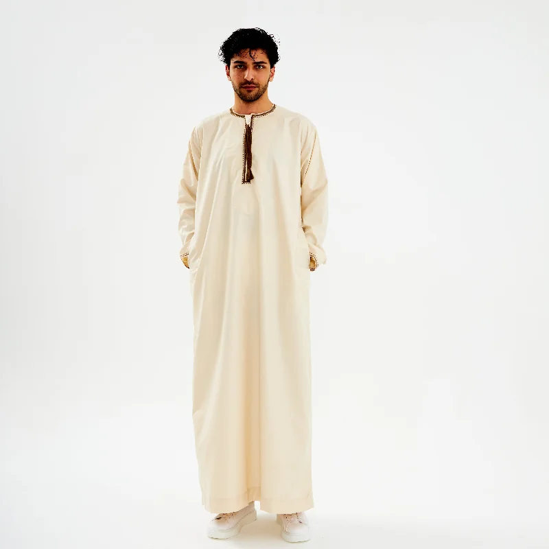 Omani Brown Kandora - Mens