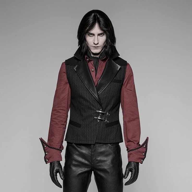 Weekend Savings Bonanza Men's Steampunk Crossover Vest