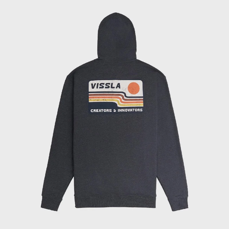 Weekend Special Vissla Mens Coastal Pullover Hoodie Fleece - Grey Heather
