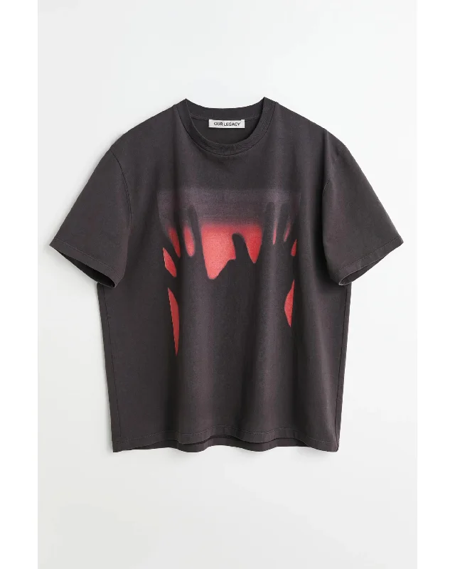 Overstock Sale BOX T-SHIRT Red Taste Of Hands Print