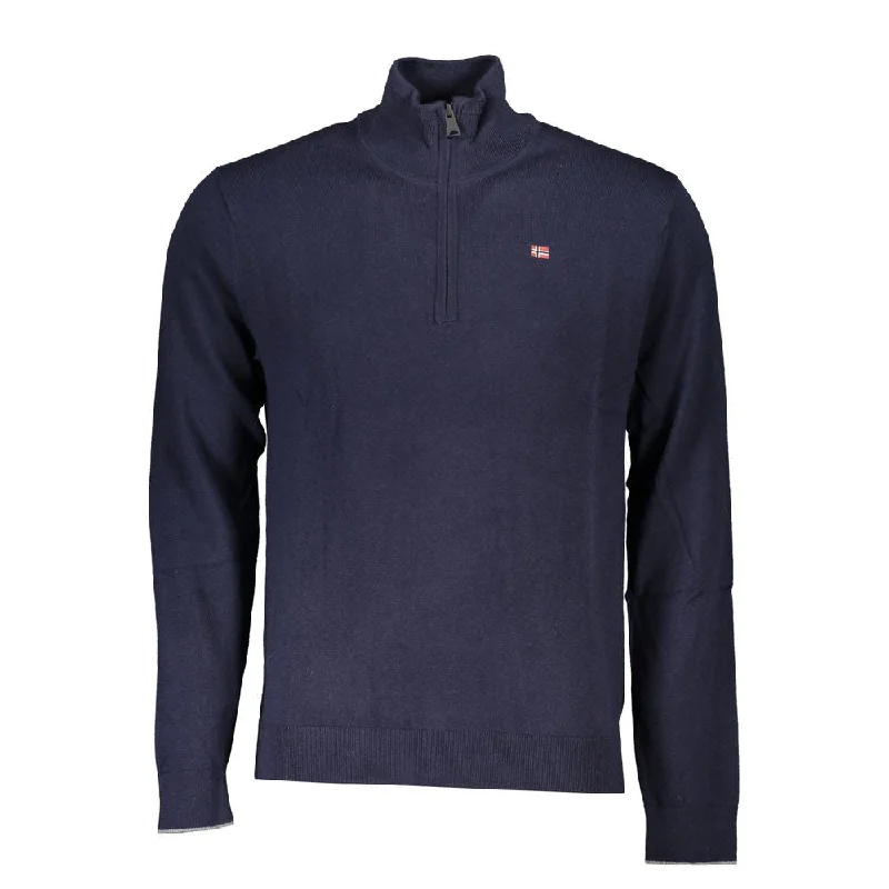 Napapijri Elegant Half-Zip Embroide  Men's Sweater