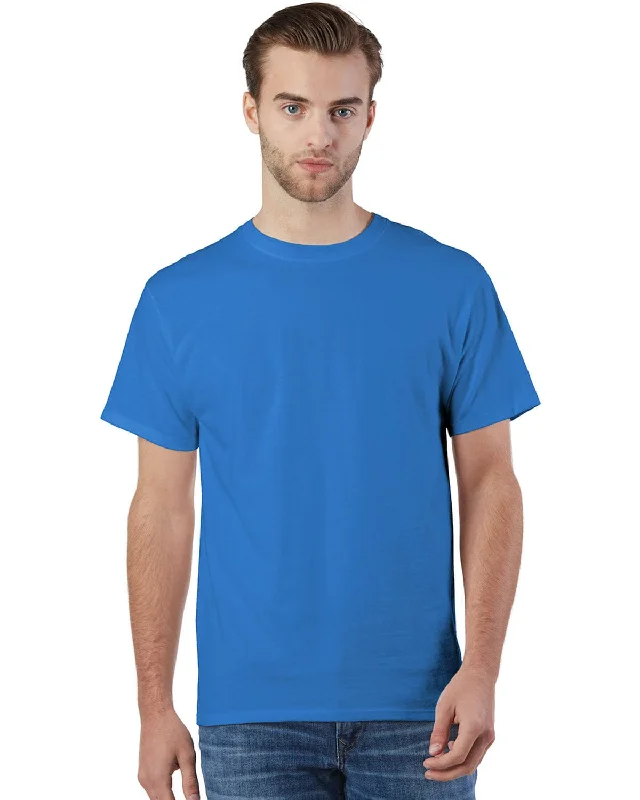 Massive Savings Champion Adult Ringspun Cotton T-Shirt | Royal