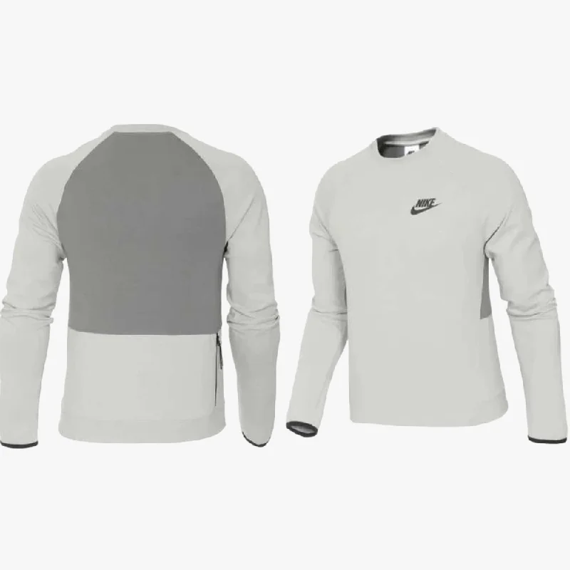 Nike Mens Tech Essentials Fleece Sweater Grey