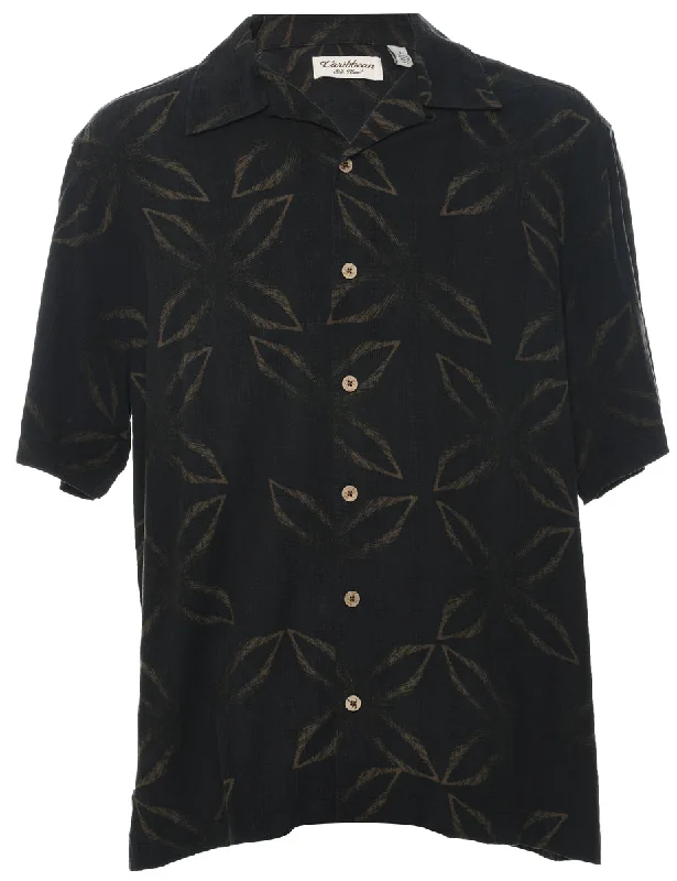 Short Sleeve Hawaiian Shirt - L