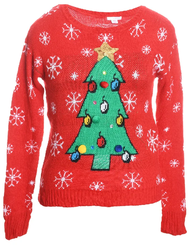 Weekend Offers You Can't Ignore Red Christmas Jumper - M