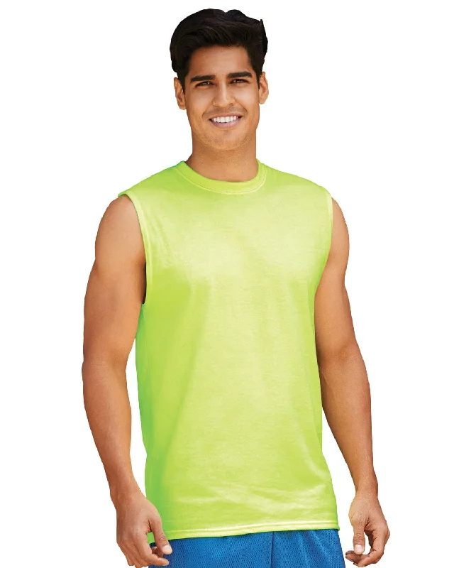 Weekend Discounts Worth Grabbing Jerzees Dri-POWER Sleeveless Shooter T-Shirt | Safety Green Weekend Discounts Worth Grabbing Jerzees Dri-POWER Sleeveless Shooter T-Shirt | Safety Green