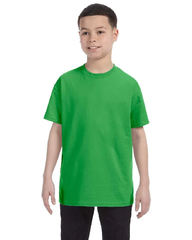 Hanes Youth Authentic-T T-Shirt | Shamrock Green