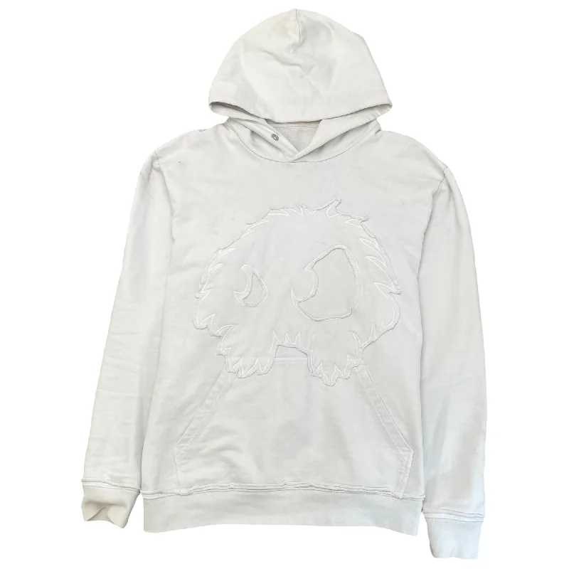 Huge Savings Men's Monster Hoodie White Size S