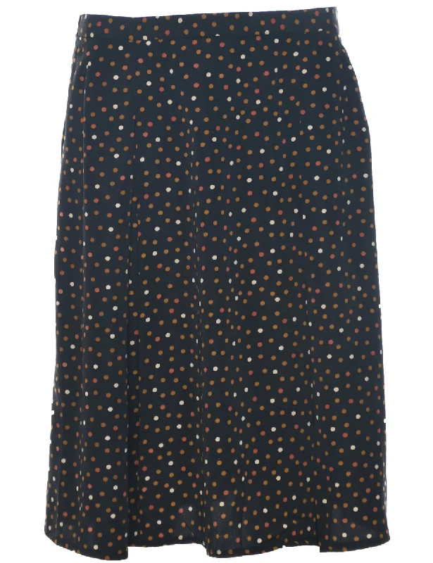 Special Buy Polka Dot Flared Skirt - M