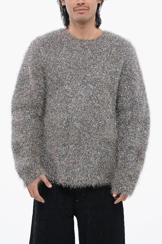 Jil Sander Lurex Chunky Fuzzy Sweater