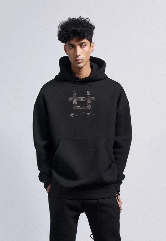 Exclusive Weekend Offers Inside MOA51 Hoodie Scuba Premium Bahan ScubaLux Tebal tapi Adem "grey camo logo icon" hitam