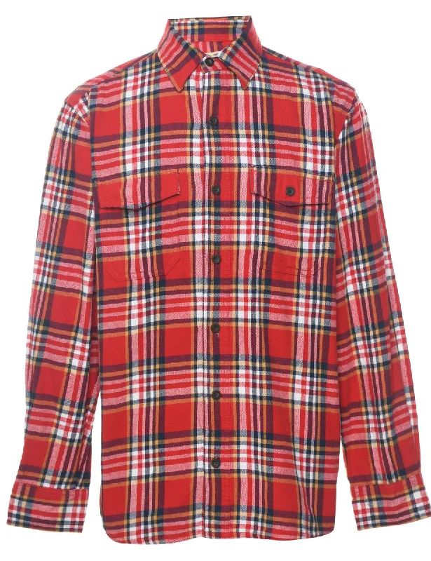 Super Sale Red Checked Shirt - S