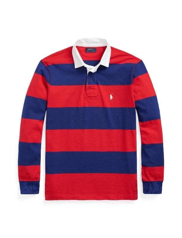 Extra Savings Polo Ralph Lauren YD Jersey Rugby Top Red/Royal