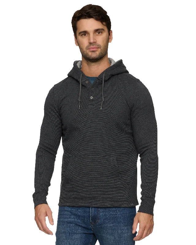 Unbeatable Deal SOUTHOLD HEATHERED SLUB HOODED HENLEY