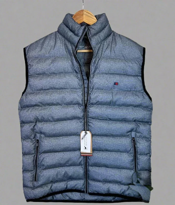Lowest Rates Blue Men's Water Repellent Gilet